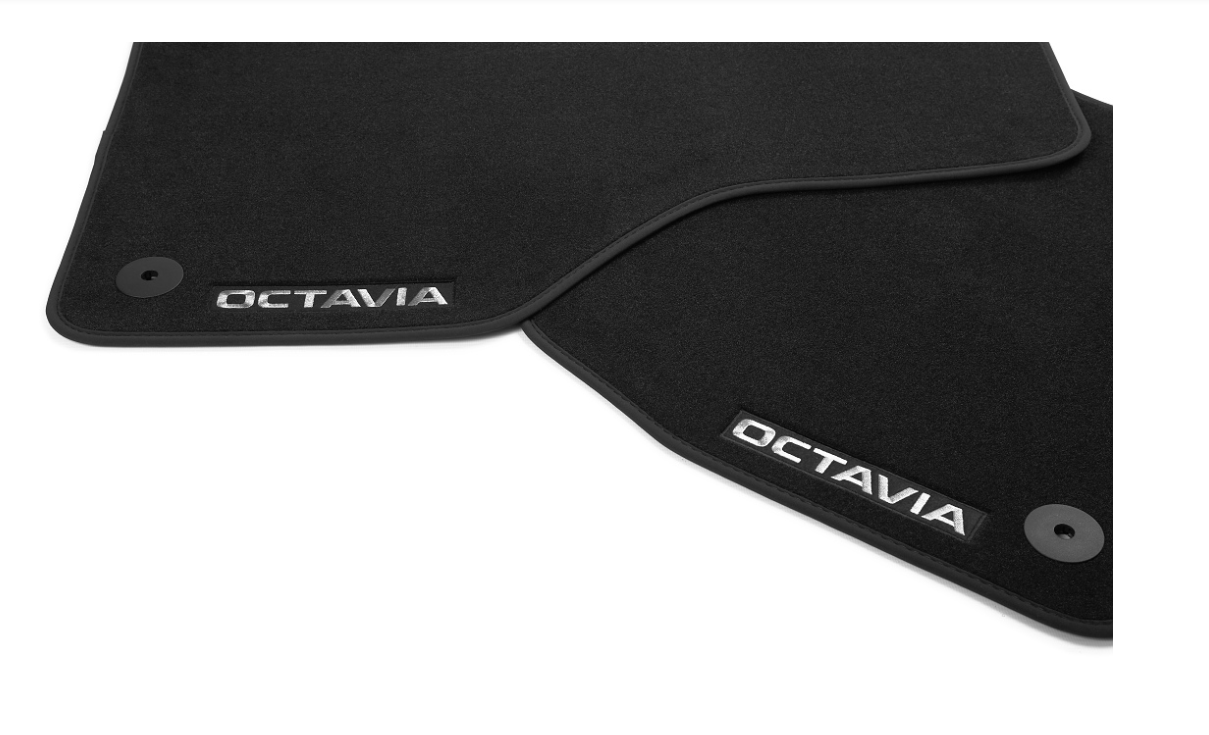 Коврики в салон текстиль черные PRESTIGE Octavia A7 к-т.(4шт)