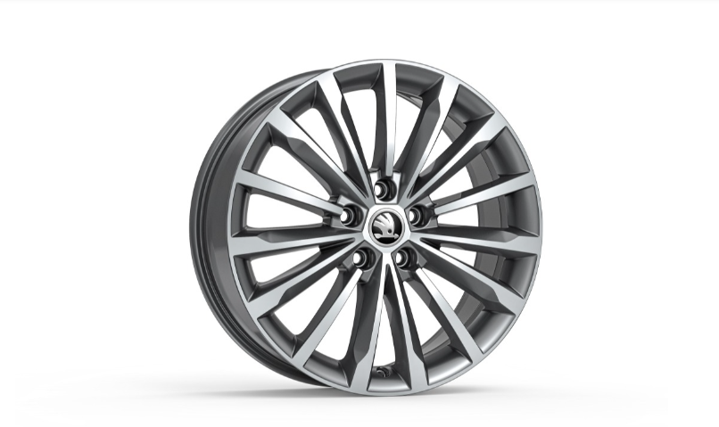 Janta TRINITY Anthracite Metalic 7JX18 ET43 KODIAQ I/II/Octavia III/IV